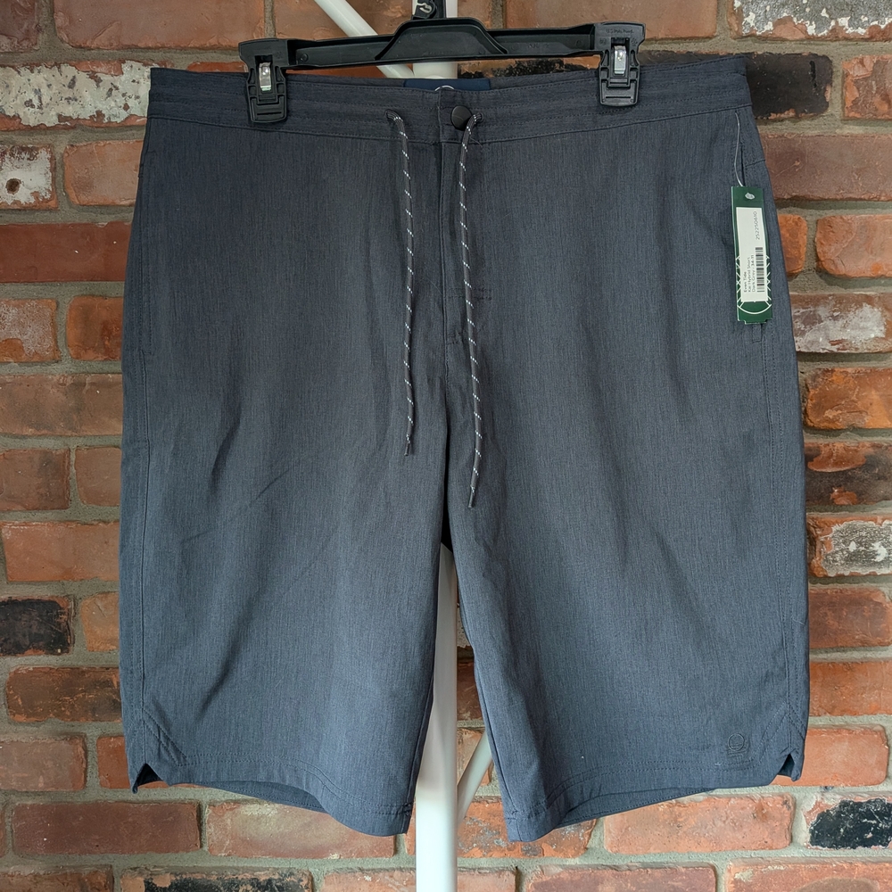 Gray Drawstring Shorts